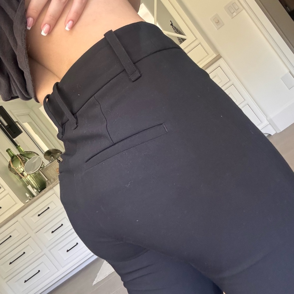 Vince Black Tailored High-Rise Pants